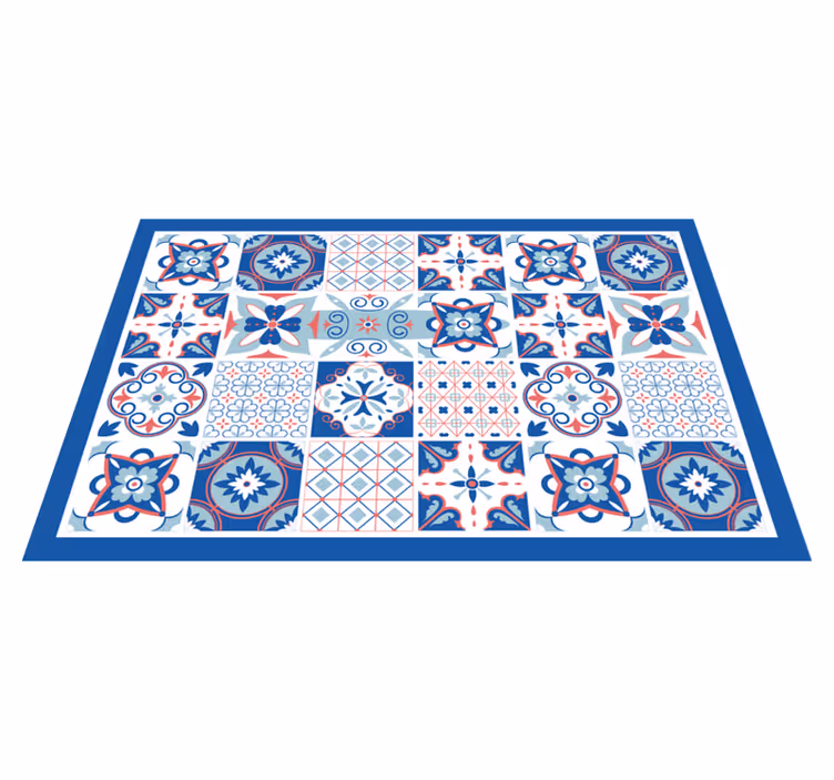 Tovaglietta americana textu motivo piastrellato intricati - TenStickers