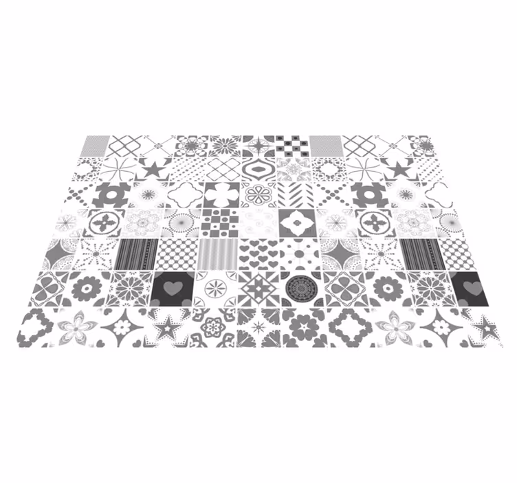 Tovaglietta americana textu texture monocromatica patternata - TenStickers