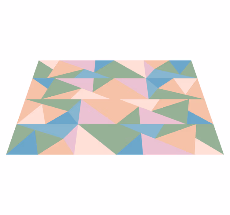 Tovaglietta americana moderna motivi geometrici pastello - TenStickers