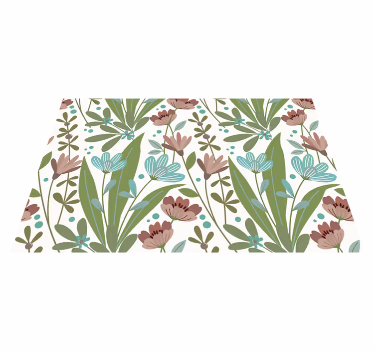 Tovaglietta americana originale stampa foglia botanica - TenStickers