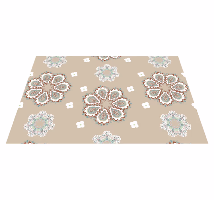 Tovaglietta americana textu motivi floreali eleganti - TenStickers