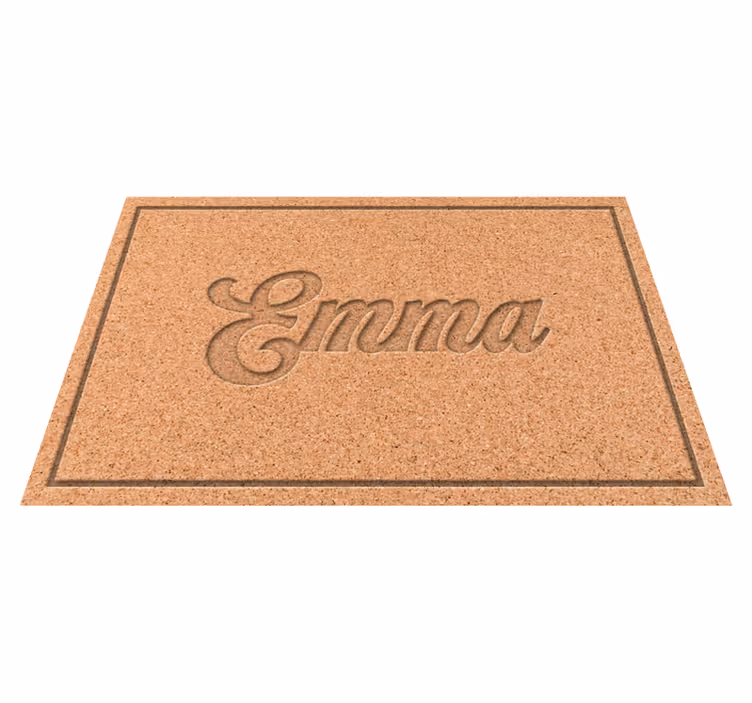 Tovaglietta americana con nome personalizzabile - TenStickers