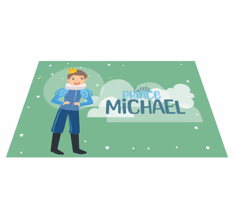Tovaglietta americana con nome il piccolo principe disse: "Qui c' - TenStickers