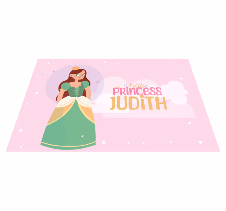 Tovaglietta americana con nome piccola principessaLa piccola prin - TenStickers