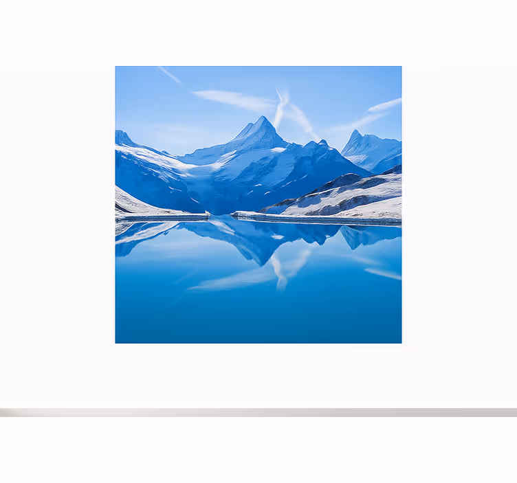 Fotomurale montagna riflessioni sul bachalpsee - TenStickers