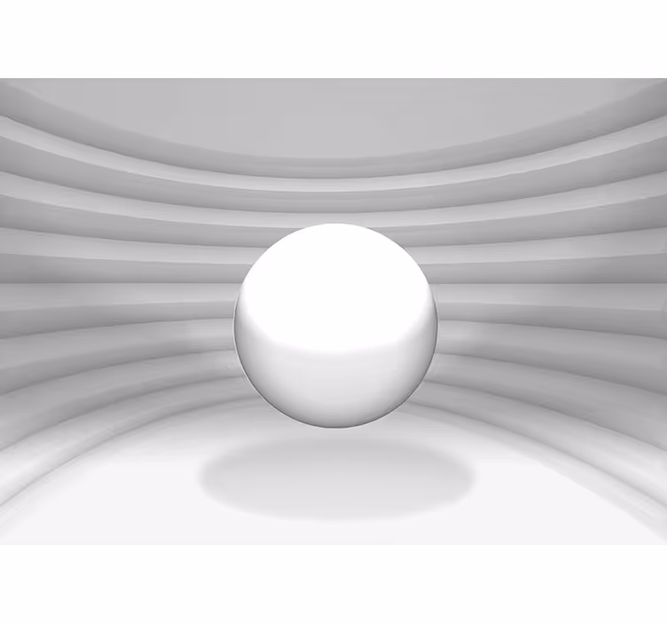 Fotomurale 3d illusione ottica sferica - TenStickers