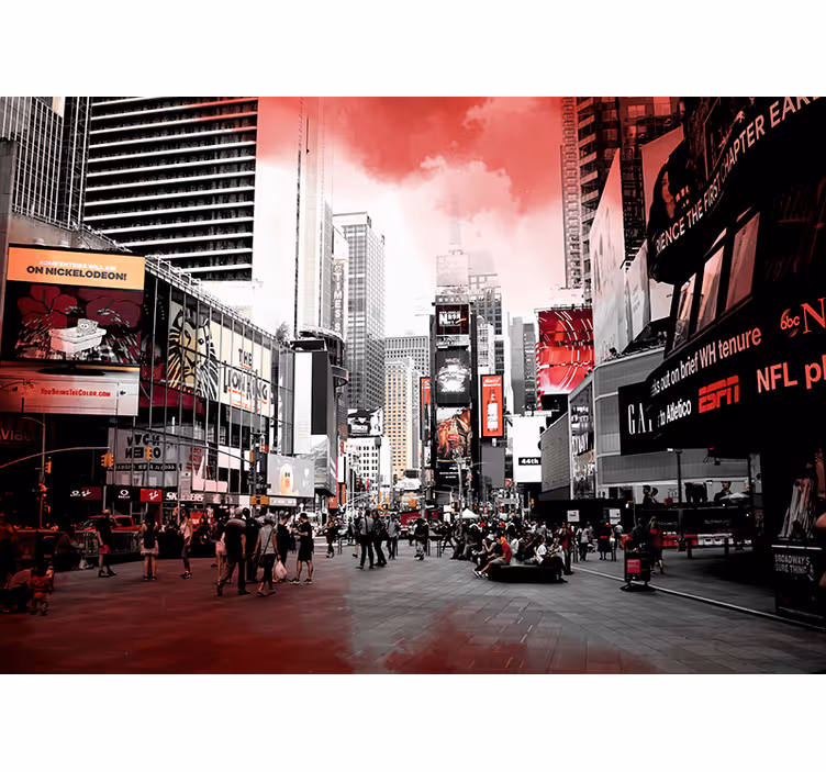 Fotomurale New York scena di paesaggio urbano urbano - TenStickers