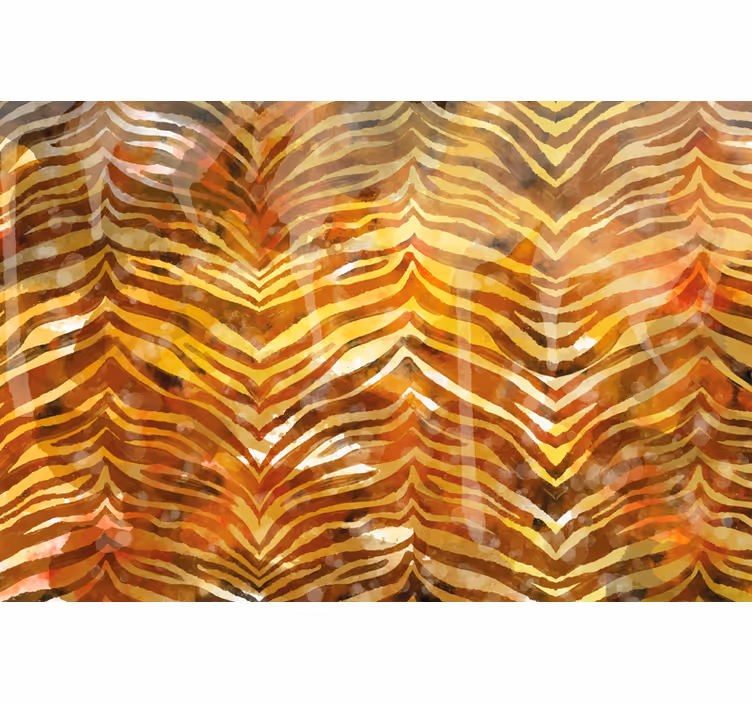 Fotomurale africano zebra acquerello texture - TenStickers