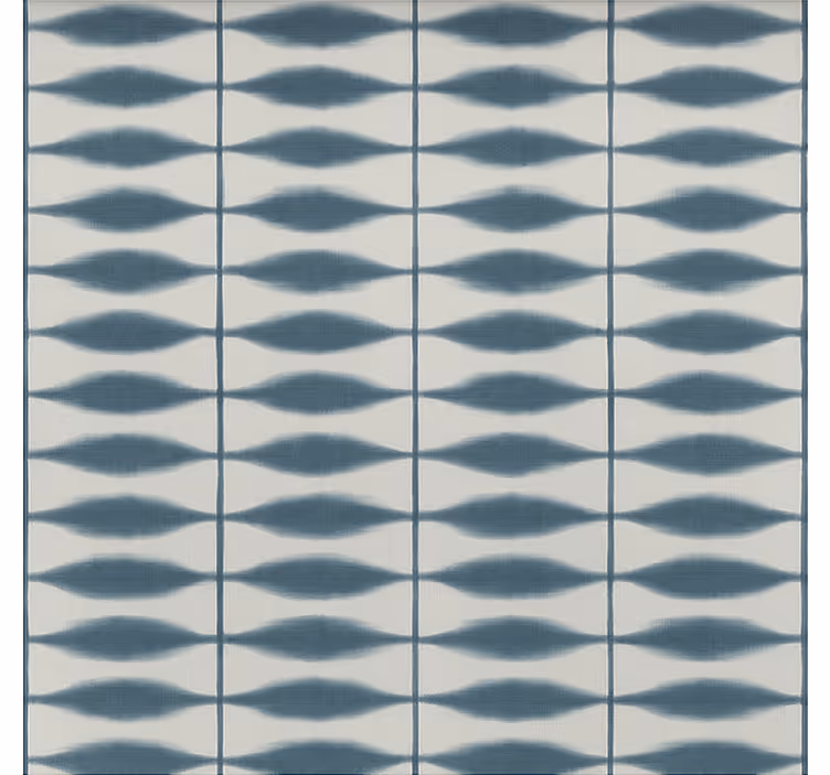 Fotomurale per bagno denim shibori - TenStickers