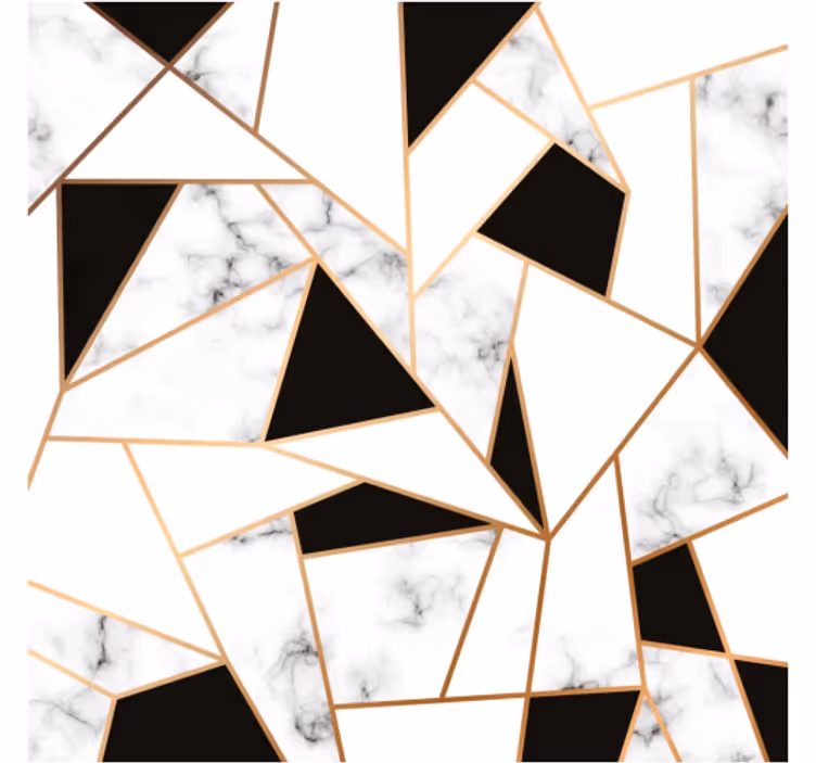 Fotomurale per cucina texture elegante bianco e nero - TenStickers