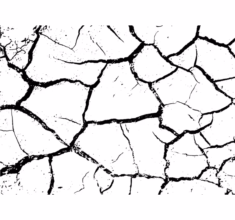 Fotomurale bianco cemento usurato - TenStickers