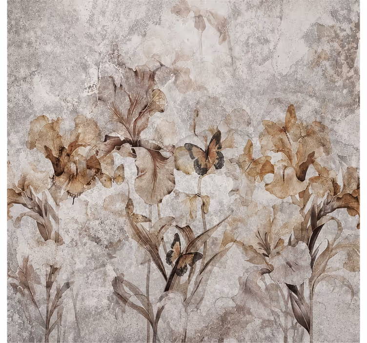 Fotomurali natura fiori autunnali accoglienti - TenStickers