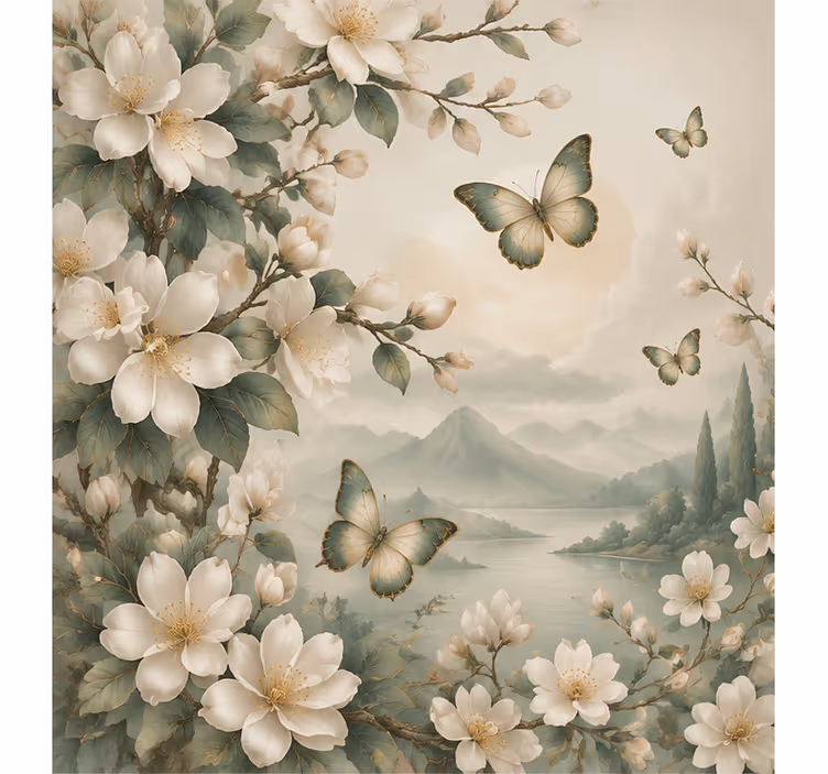 Fotomurali natura farfalla - TenStickers
