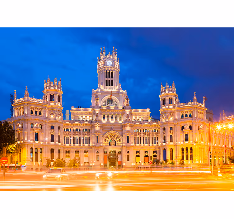 Spettacolare fotomurale 3D Palacio Cibeles - TenStickers