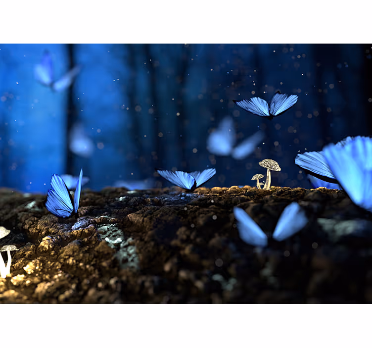 Fotomurale fantasia incantesimo della farfalla - TenStickers