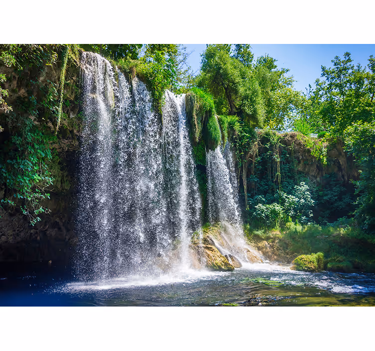 Fotomurale con il paesaggio di una cascata - TenStickers