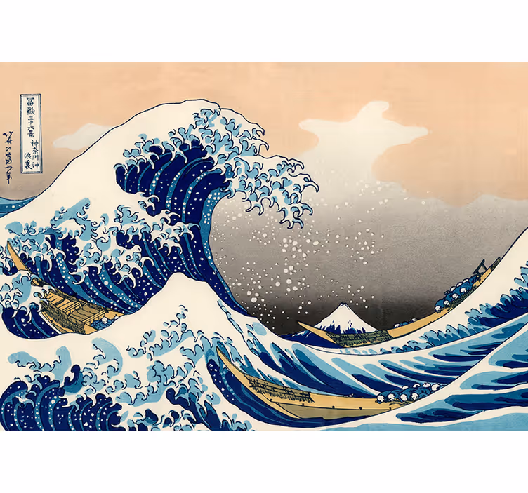 Fotomurale paesaggi grande onda tsunami - TenStickers