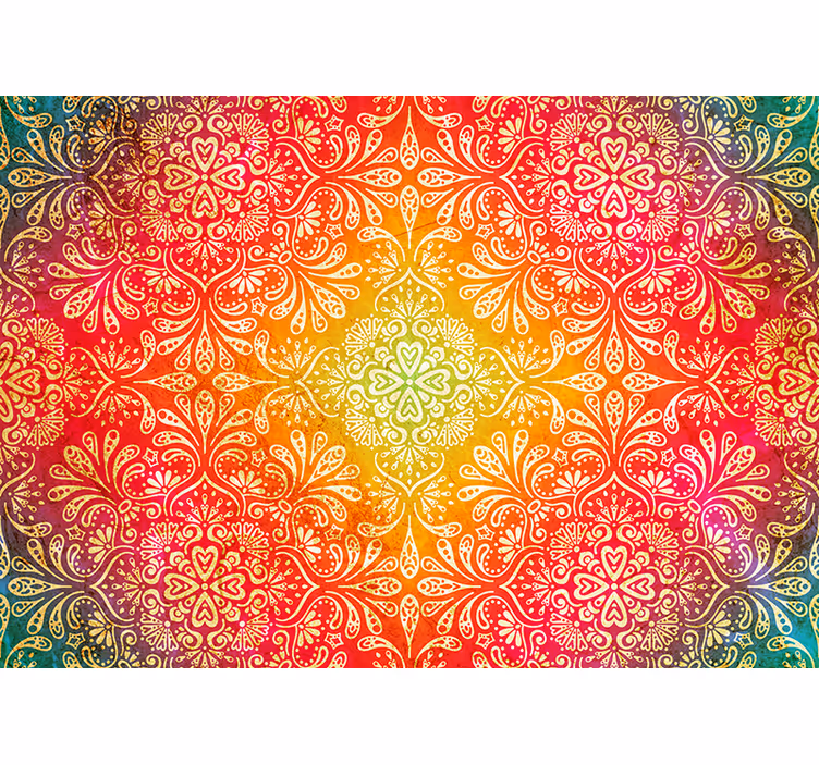 Magnifico fotomurale Zen con mandala colorati - TenStickers