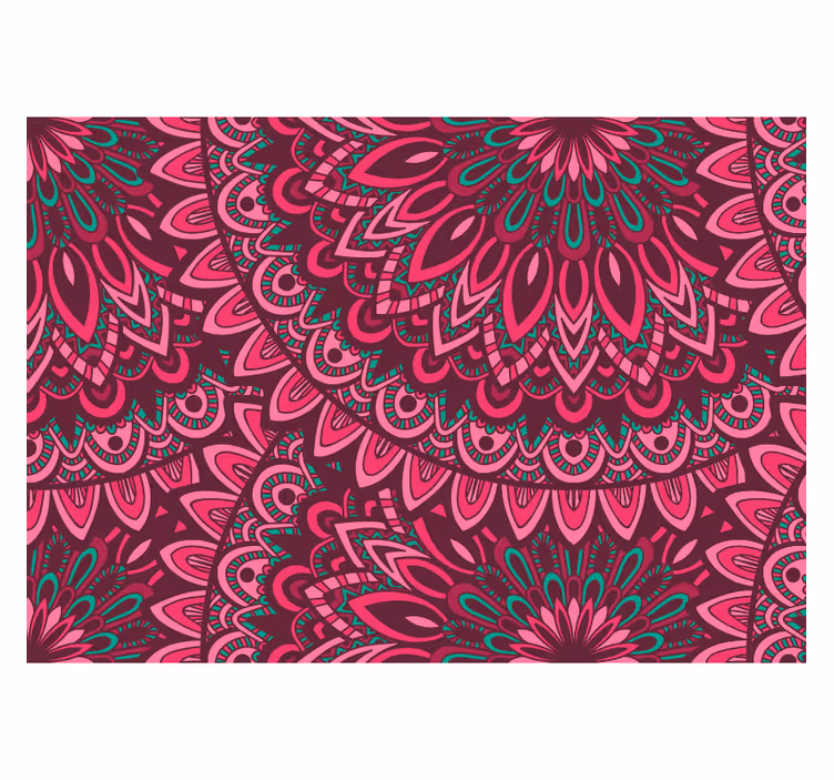 Fotomurale Zen mandala rosa - TenStickers