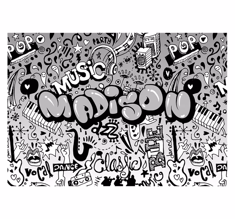 Fotomurale musicale design a tema musicale - TenStickers