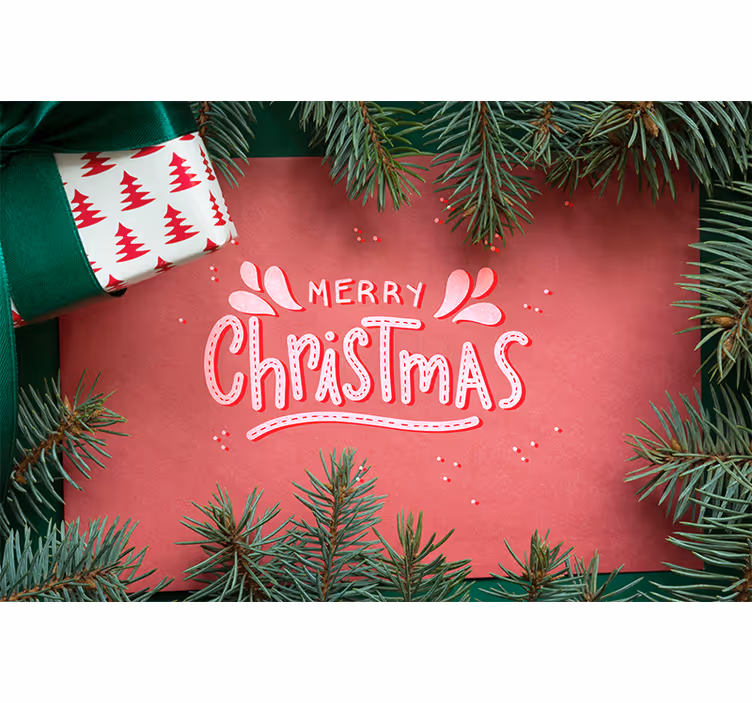 Fotomurale di Natale felicità natalizia - TenStickers