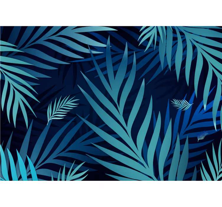 Fotomurali natura motivo foglia esotica - TenStickers