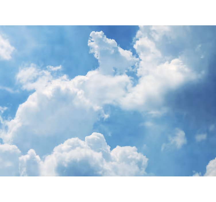 Fotomurale cielo paradiso di nuvole cumulo - TenStickers
