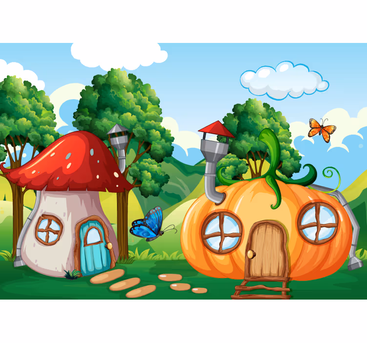 Fotomurale fantasia paesaggio da favola - TenStickers