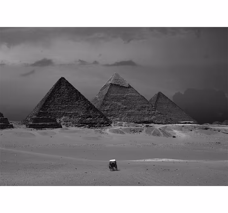 Fotomurale deserto Sala piramidi d'egitto - TenStickers