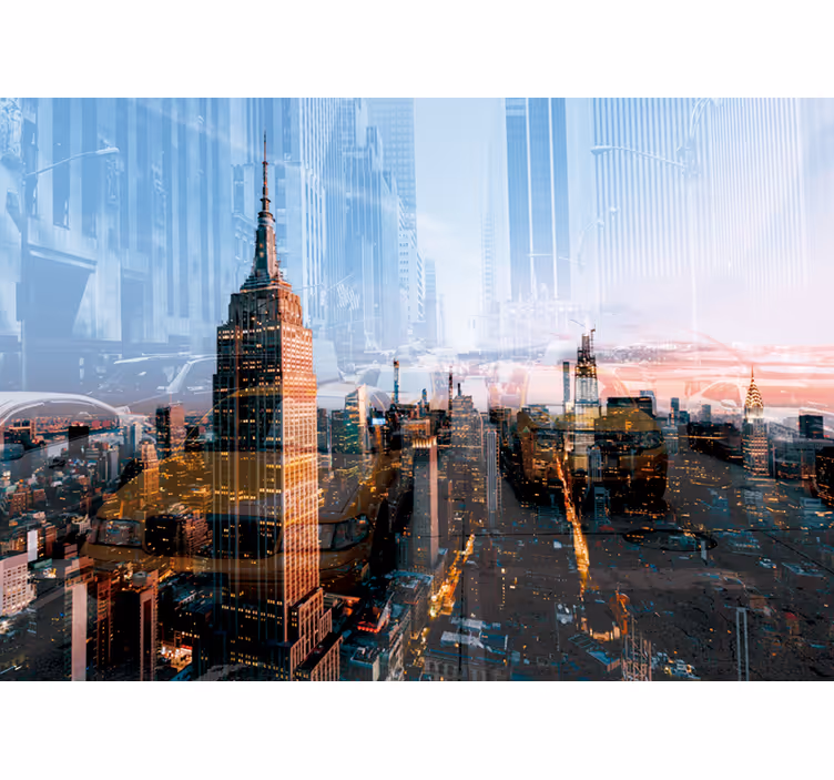 Fotomurale New York orizzonte dello stato dell'impero - TenStickers