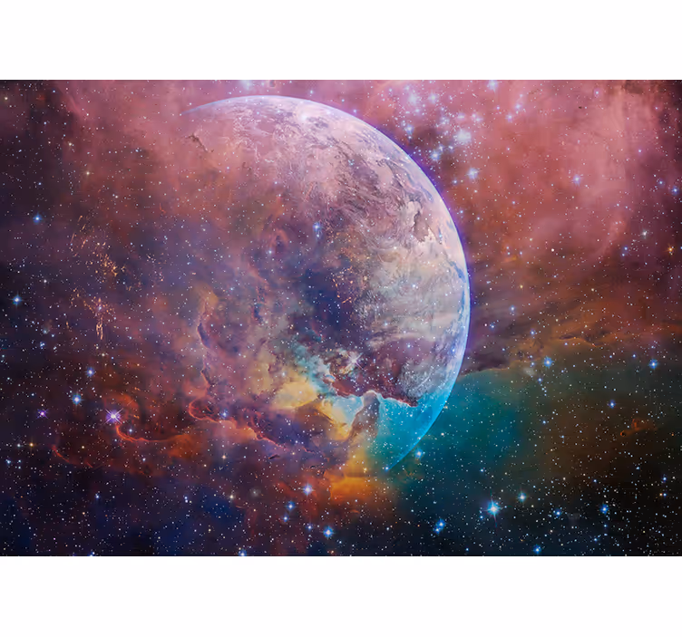 Fotomurale spaziale scena di nebulosa celeste - TenStickers