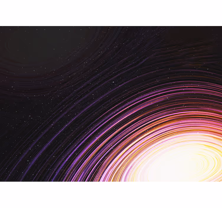 Fotomurale spaziale modello di vortice galattico - TenStickers