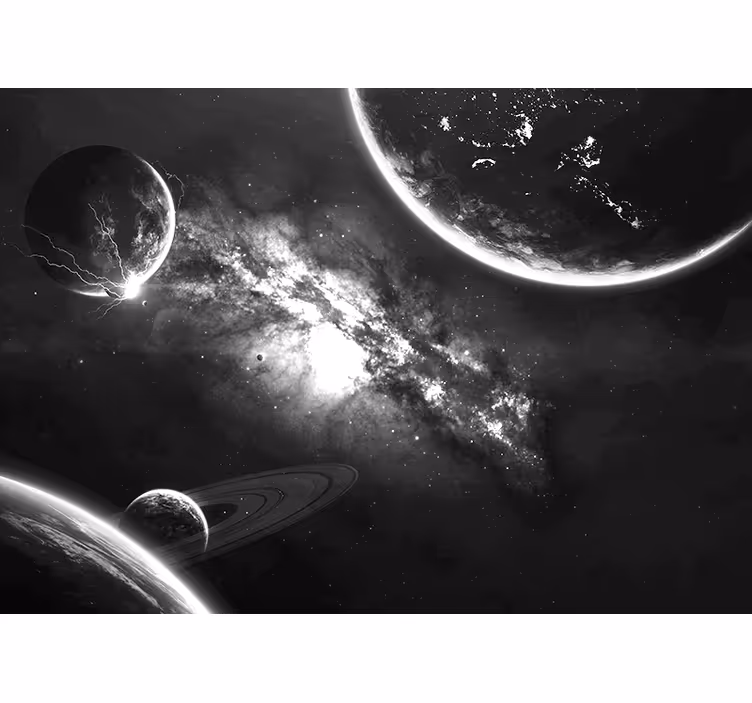 Fotomurale spaziale esplorazione della galassia - TenStickers