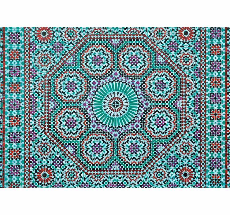 Fotomurali textures motivo geometrico ornato - TenStickers