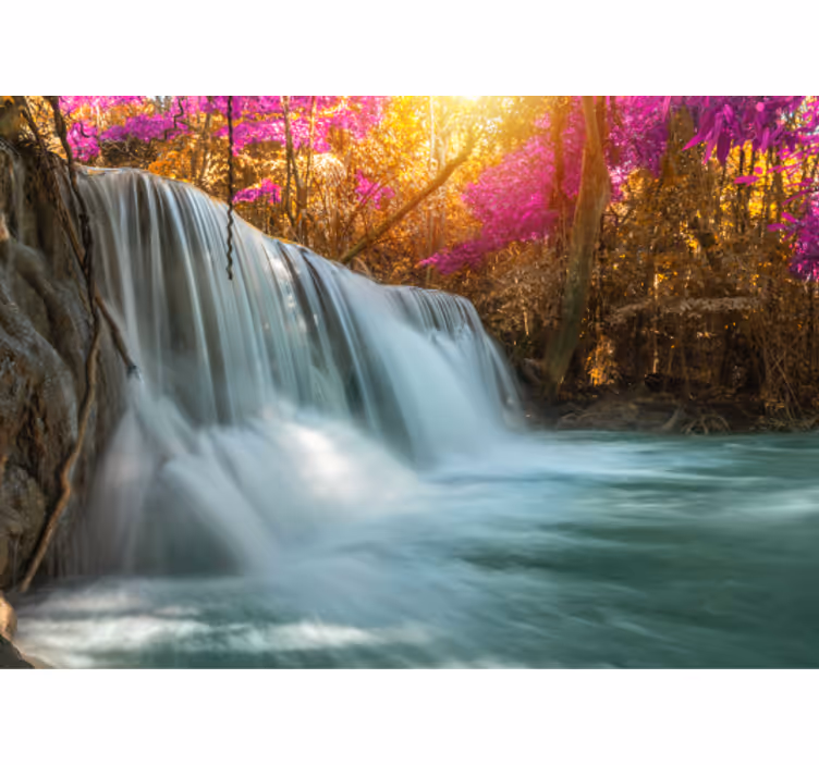 Fotomurali cascate torrente grande cascata - TenStickers