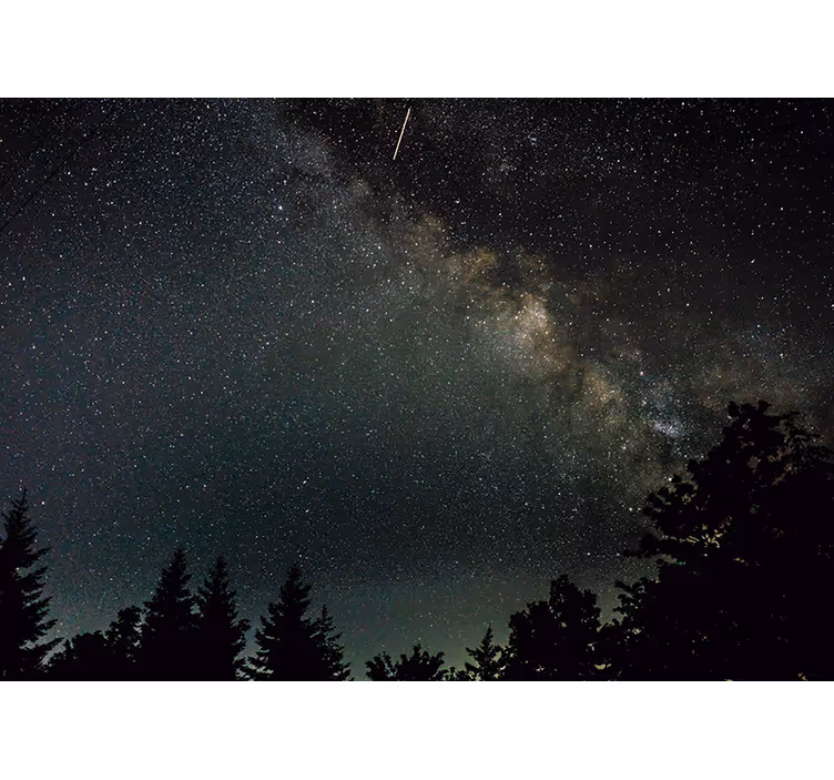 Fotomurale spaziale paesaggio notturno celeste - TenStickers