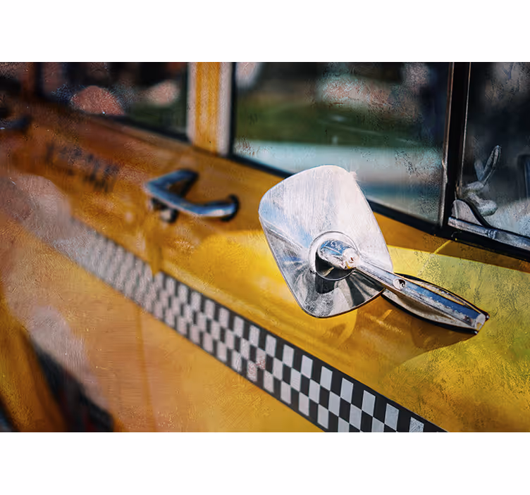 Fotomurale new york taxi giallo iconico - TenStickers