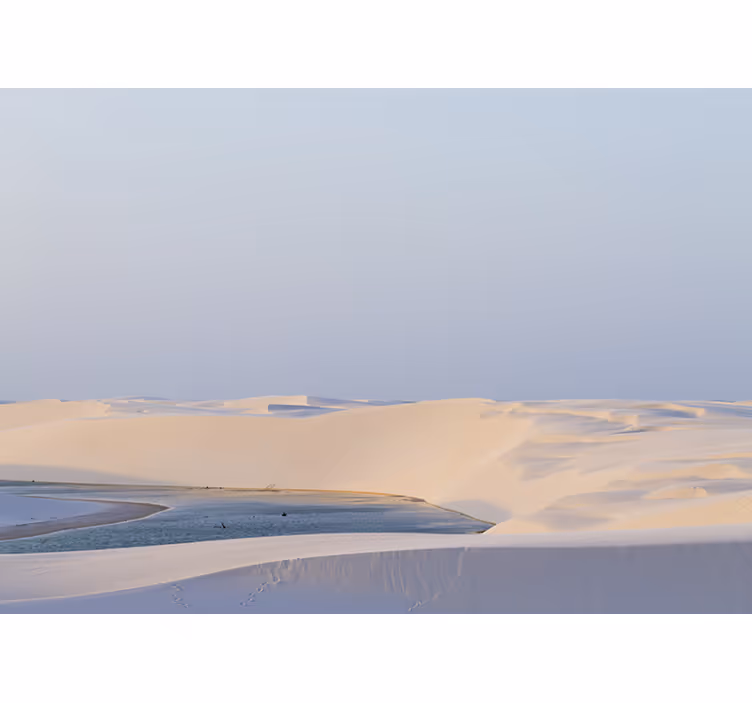 Fotomurale deserto colline desertiche tranquille - TenStickers