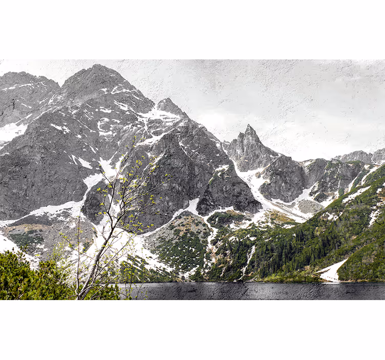 Fotomurale paesaggi maestoso scenario montano - TenStickers