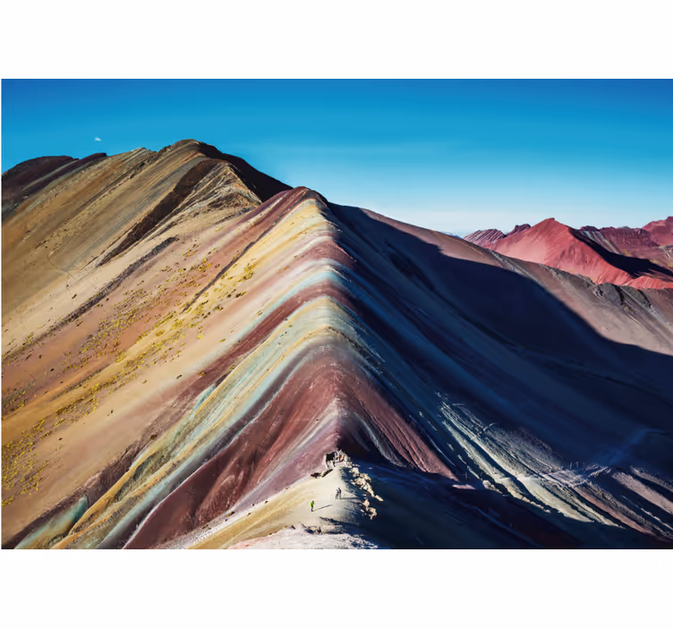 Fotomurale montagna catena montuosa vibrante - TenStickers