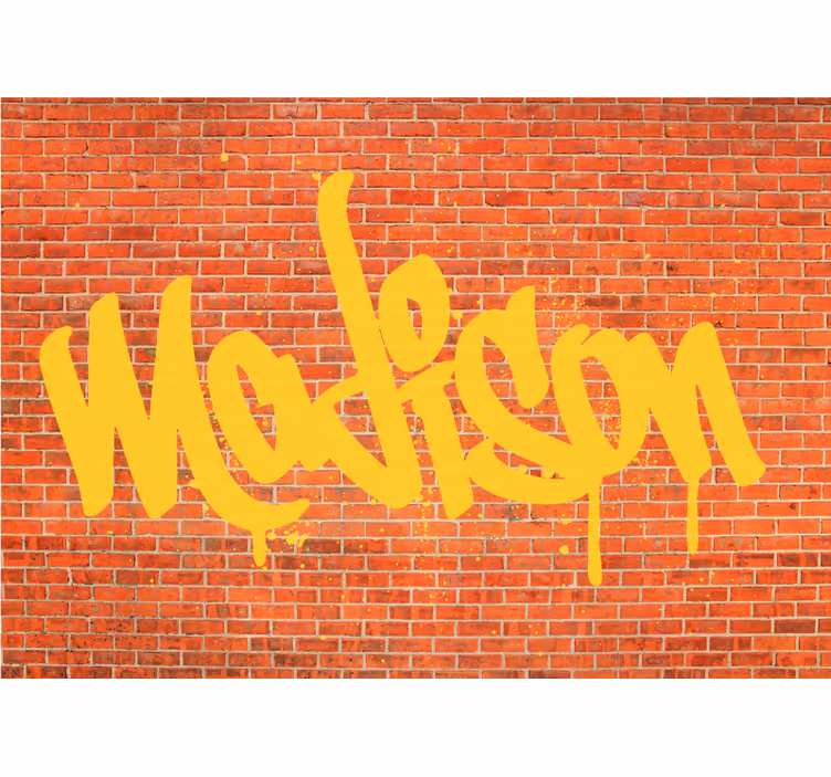 Fotomurale arte urbana stile del testo dei graffiti - TenStickers