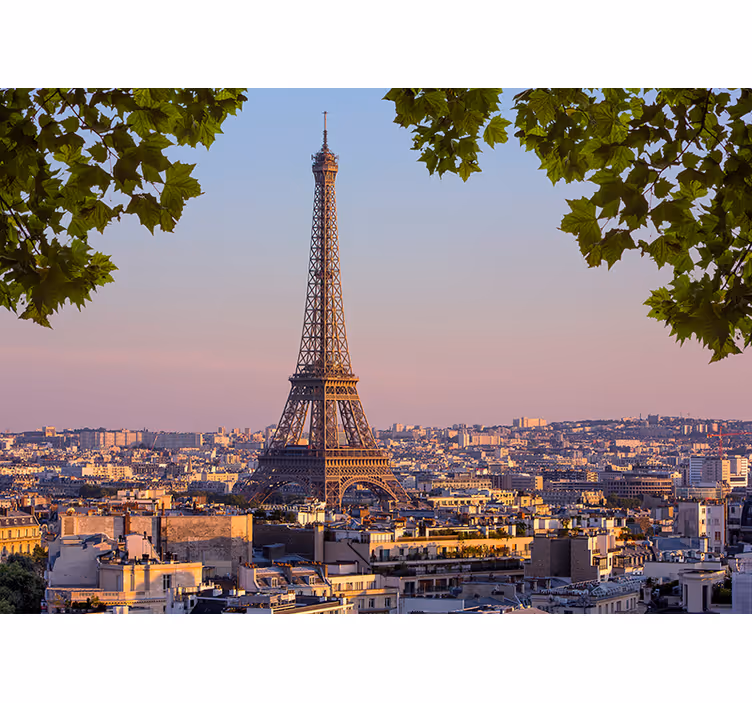 Fotomurale Parigi vista della torre eiffel - TenStickers