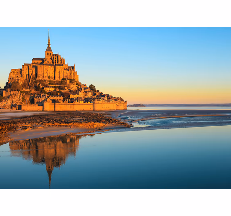 Fotomurali città e paesi monte san michel - TenStickers