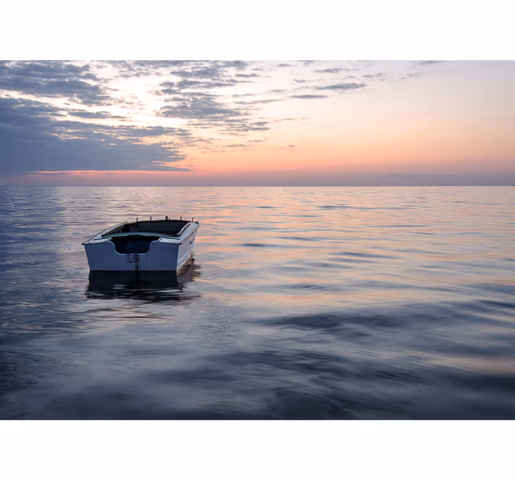 Fotomurale mare paesaggio acquatico tranquillo - TenStickers