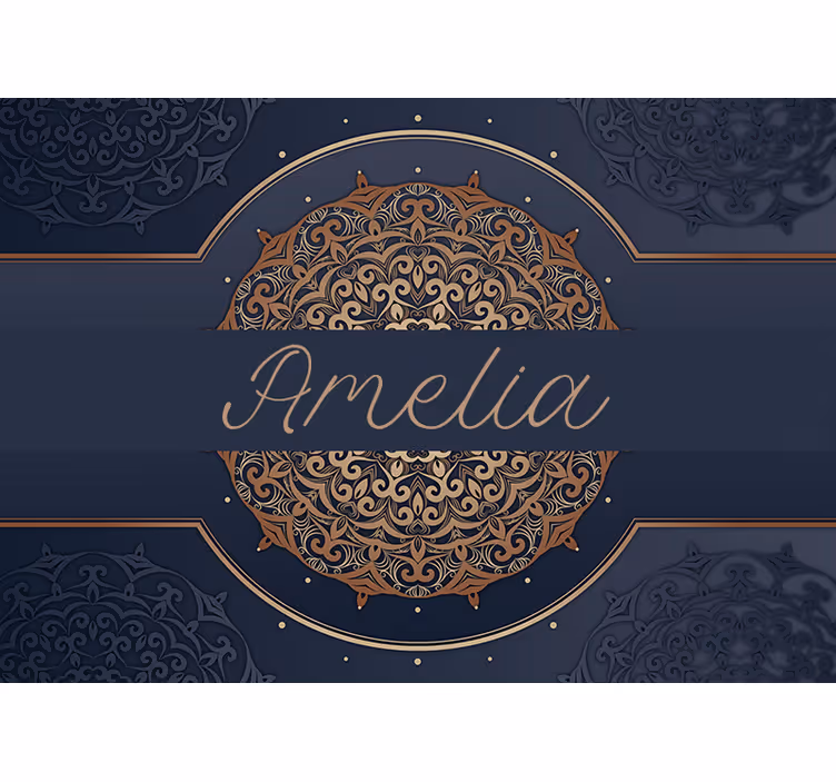 Fotomurali mandala design a motivi ornamentali - TenStickers