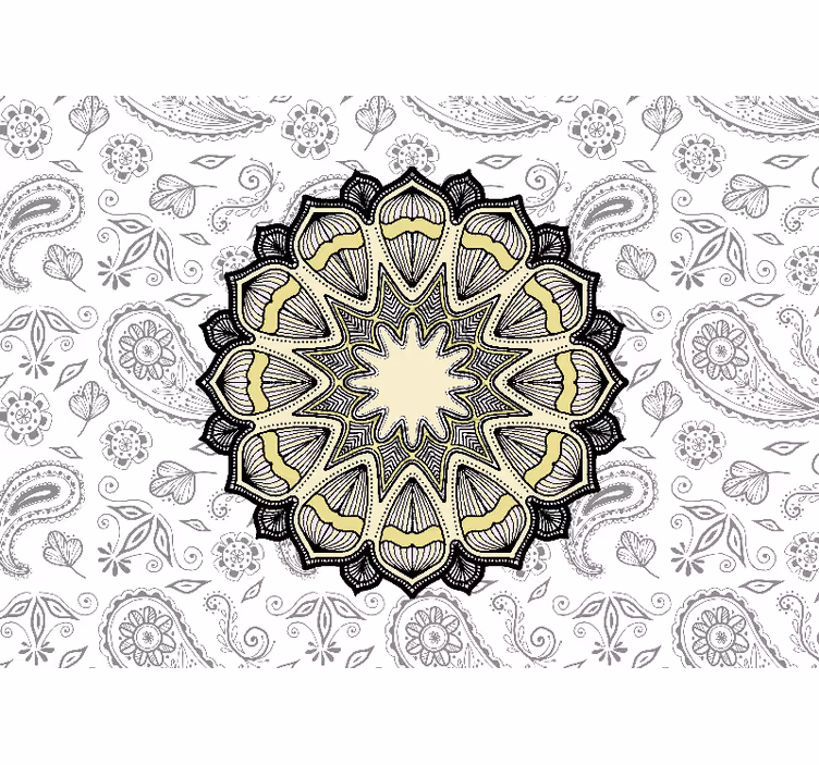 Fotomurali mandala motivo mandala elaborato - TenStickers