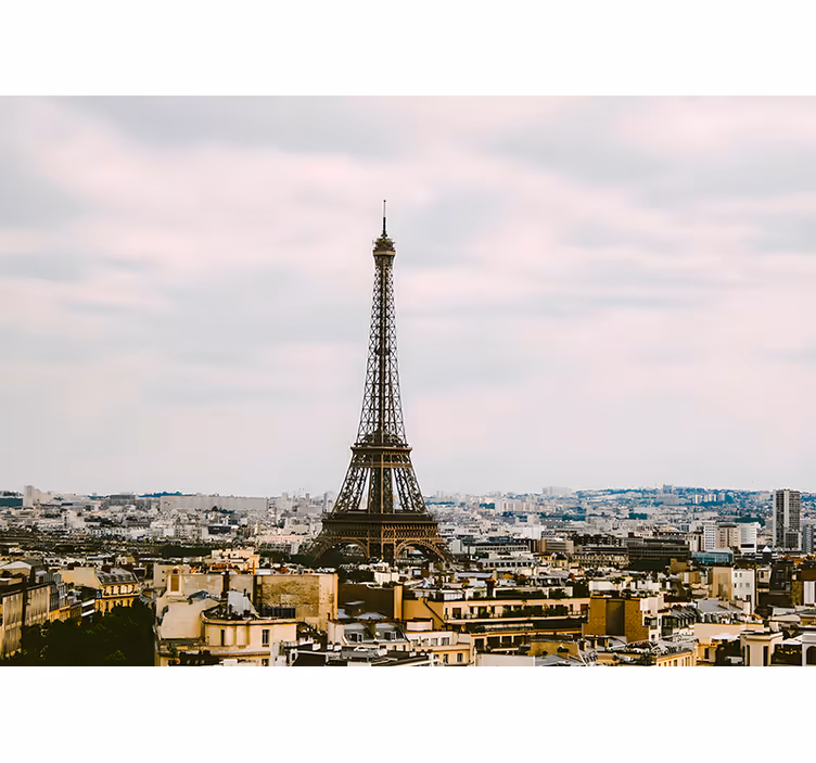 Fotomurale Parigi Torre eiffel nel mezzo di - TenStickers