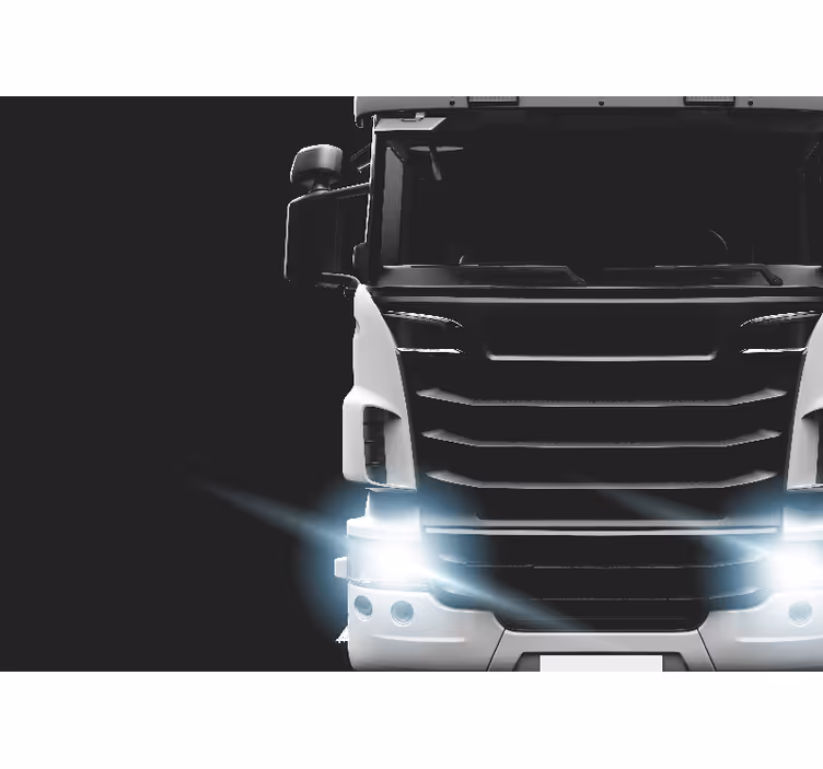 Fotomurale veicoli camion pesante anteriore - TenStickers