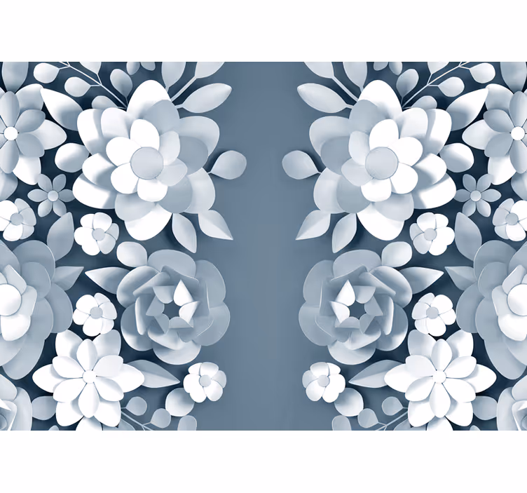 Fotomurale fiori motivi botanici eleganti - TenStickers