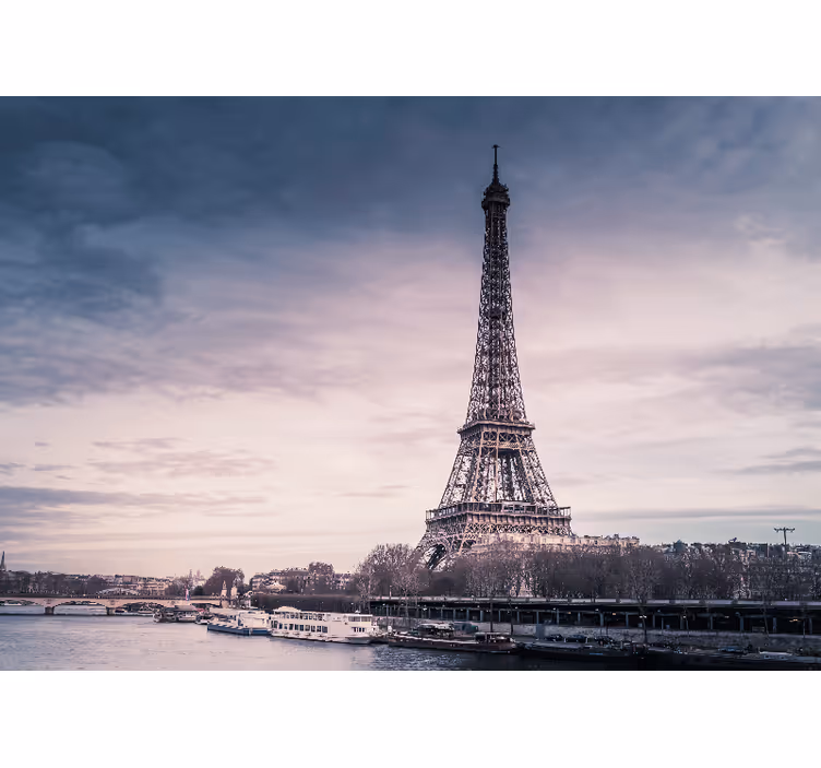 Fotomurale Parigi sagoma della torre eiffel - TenStickers